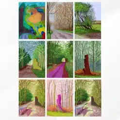 Paintings by David Hockney Printed on Canvas