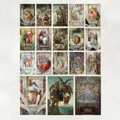 Paintings by Michelangelo Printed on Canvas