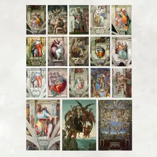 Paintings by Michelangelo Printed on Canvas
