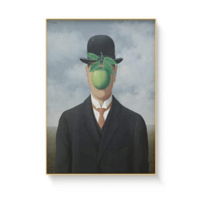Rene Magritte 1964 The Son of Man