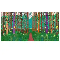 The Arrival of Spring in Woldgate, East Yorkshire by David Hockney