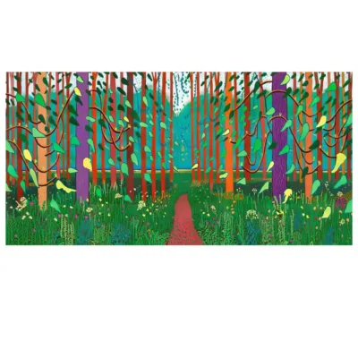 The Arrival of Spring in Woldgate, East Yorkshire by David Hockney