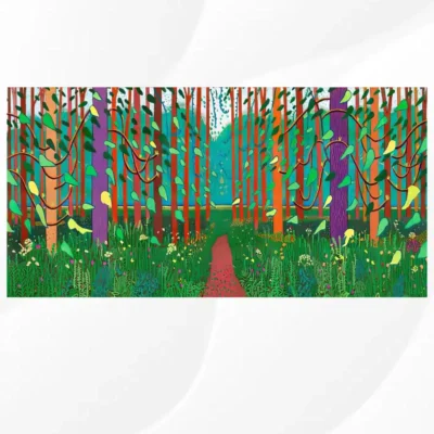 The Arrival of Spring in Woldgate, East Yorkshire by David Hockney