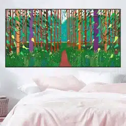 The Arrival of Spring in Woldgate, East Yorkshire by David Hockney