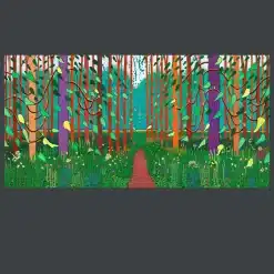 The Arrival of Spring in Woldgate, East Yorkshire by David Hockney - Image 3