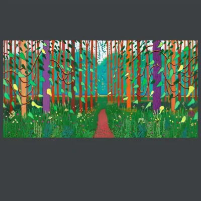 The Arrival of Spring in Woldgate, East Yorkshire by David Hockney - Image 3