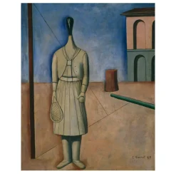 The Girl from the West by Carlo Carrà 1919