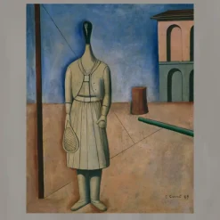 The Girl from the West by Carlo Carrà 1919