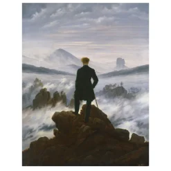 Wanderer Above the Sea of Fog by Caspar David Friedrich 1818