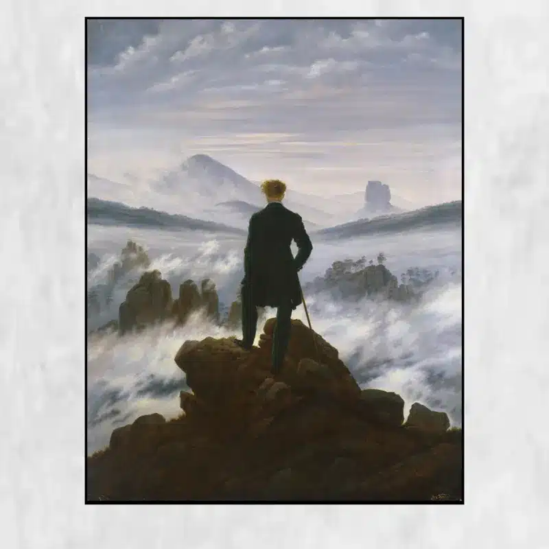 Wanderer Above the Sea of Fog by Caspar David Friedrich 1818