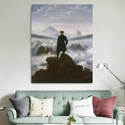 Wanderer Above the Sea of Fog by Caspar David Friedrich 1818