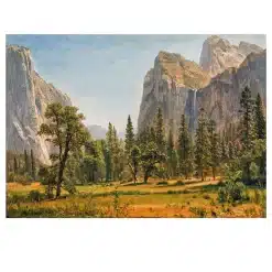 Albert Bierstadt 1871 Bridal Veil Falls, Yosemite Valley, California