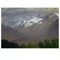 Albert Bierstadt - In the High Mountains (The Alps from Visp)