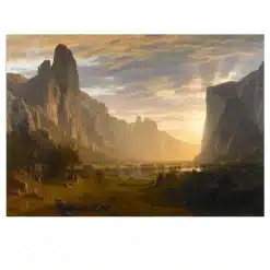 Albert Bierstadt 1865 Looking Down the Yosemite Valley, California