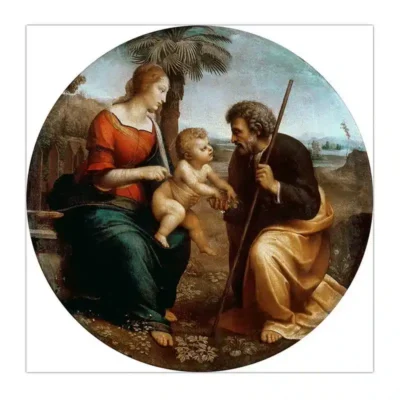 The Holy Family with a Palm Tree by Raphael 1506