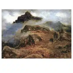 Albert Bierstadt 1863 Rocky Mountain Study