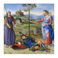 The Knight’s Dream (Allegory) by Raphael 1504