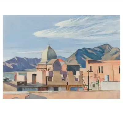 Edward Hopper 1946 Construction in Mexico