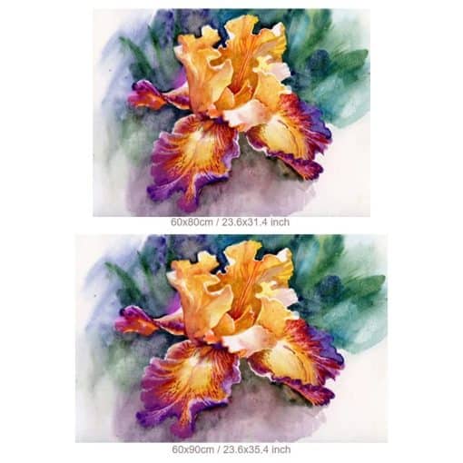 Abstract Colorful Iris