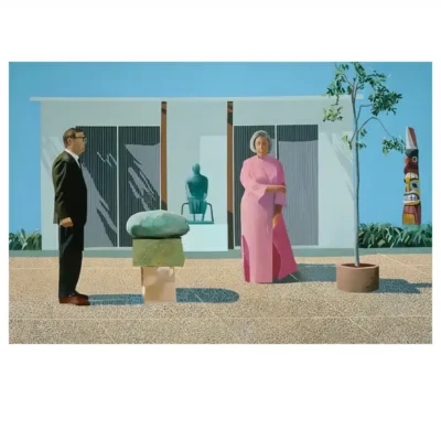 American Collectors by David Hockney
