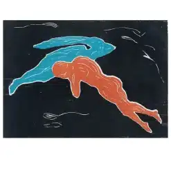 Edvard Munch 1899 Meeting in Space