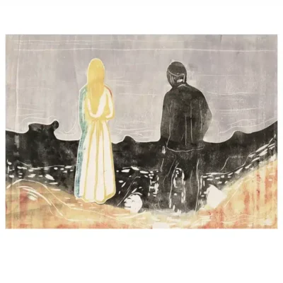 Edvard Munch 1899 Two Human beings, The Lonely Ones