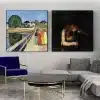 Girls on a Bridge by Edvard Munch Printed on Canvas