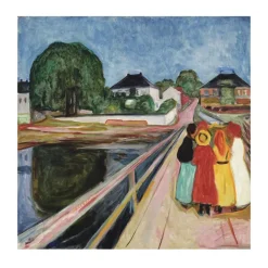 Girls on the Bridge by Edvard Munch, 1900