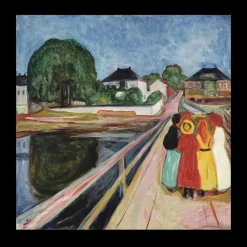 Girls on the Bridge by Edvard Munch 1900