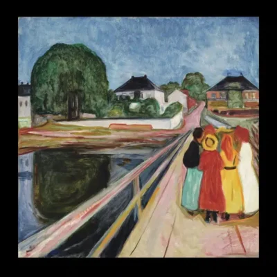 Girls on the Bridge by Edvard Munch 1900