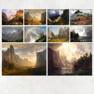Landscapes Paintings by American Artists Printed on Canvas
