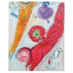 Marc Chagall 1954 The Eiffel Tower and the Donkey