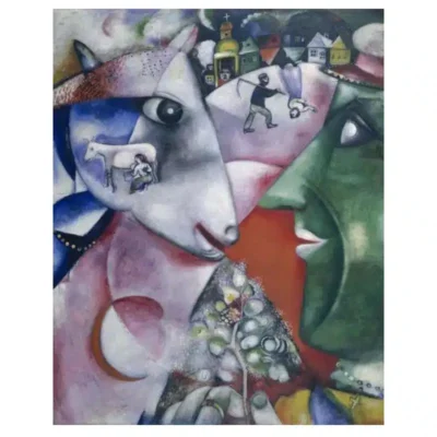 Marc Chagall 11) 1911 I and the Village