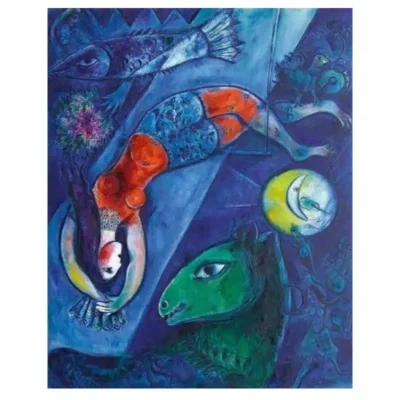 Marc Chagall 1953 The Blue Circus