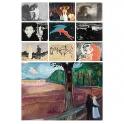 Paintings by Edvard Munch Printed on Canvas