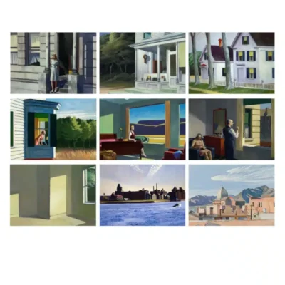 Paintings by Edward Hopper Printed on Canvas
