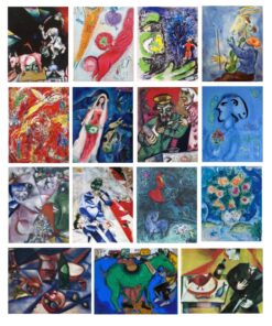 Paintings by Marc Chagall Artworks Printed on Canvas
