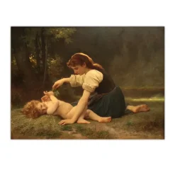 Paintings by William-Adolphe Bouguereau Printed on Canvas - Image 5