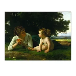 Paintings by William-Adolphe Bouguereau Printed on Canvas - Image 6