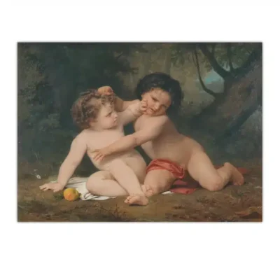 Paintings by William-Adolphe Bouguereau Printed on Canvas - Image 9