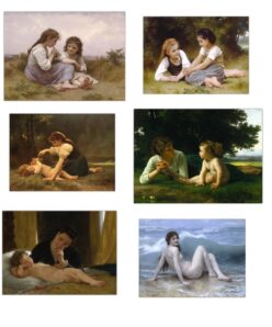 Paintings by William-Adolphe Bouguereau Printed on Canvas