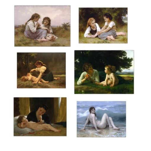 Paintings by William-Adolphe Bouguereau Printed on Canvas