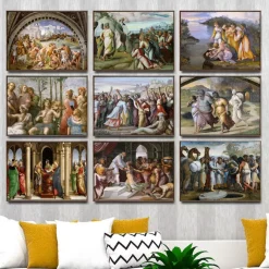 Religious Paintings by Raphael Printed on Canvas