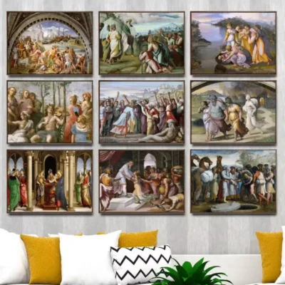 Religious Paintings by Raphael Printed on Canvas