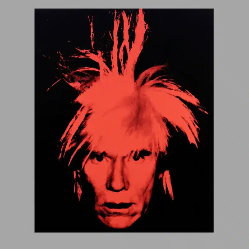 Self-portrait by Andy Warhol Printed on Canvas
