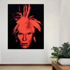Self-portrait by Andy Warhol Printed on Canvas