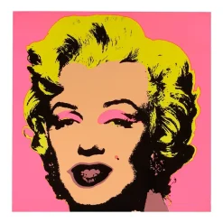 Shot Marilyns Pop Artwork by Andy Warhol Printed on Canvas - Image 2