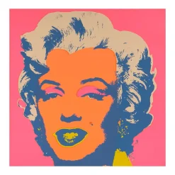 Shot Marilyns Pop Artwork by Andy Warhol Printed on Canvas - Image 4