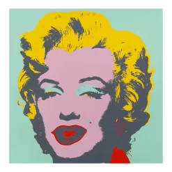 Shot Marilyns Pop Artwork by Andy Warhol Printed on Canvas - Image 5