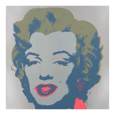 Shot Marilyns Pop Artwork by Andy Warhol Printed on Canvas - Image 6